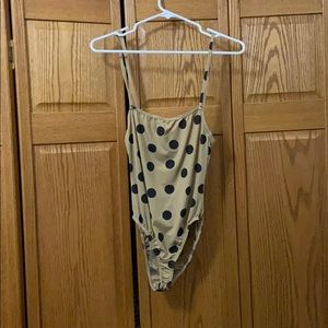 Nasty Gal polka dot bodysuit